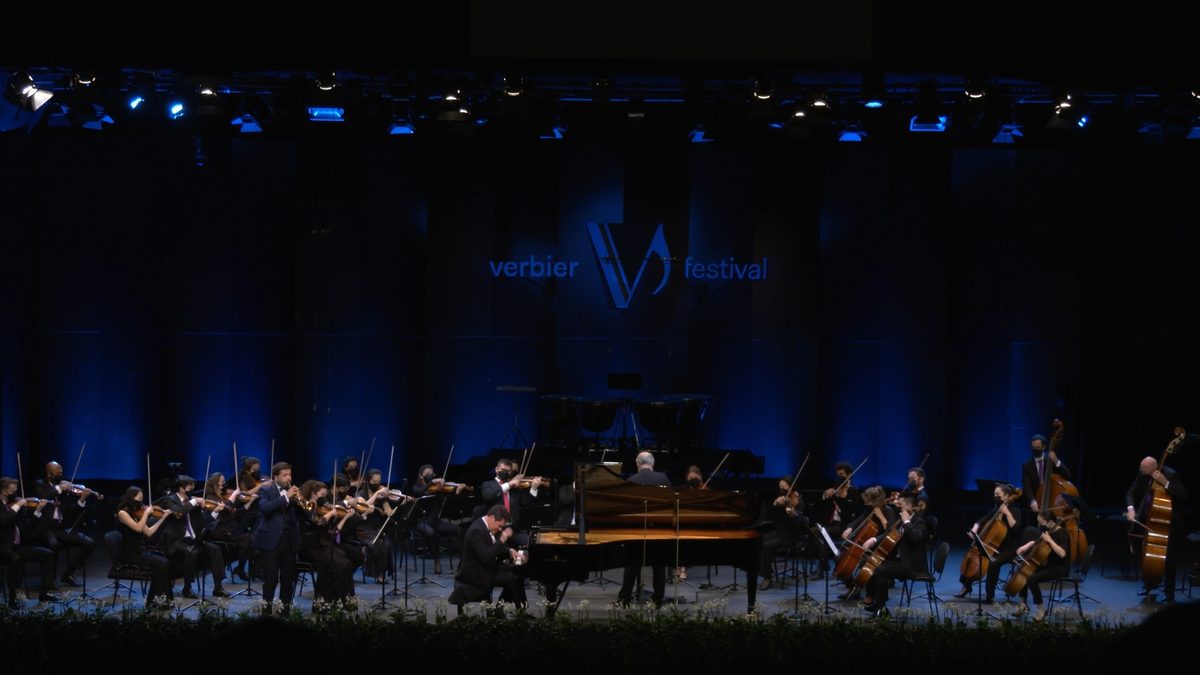 Shostakovich and Prokofiev: Valery Gergiev, with Denis Matsuev and Timur Martynov at the Verbier Festival